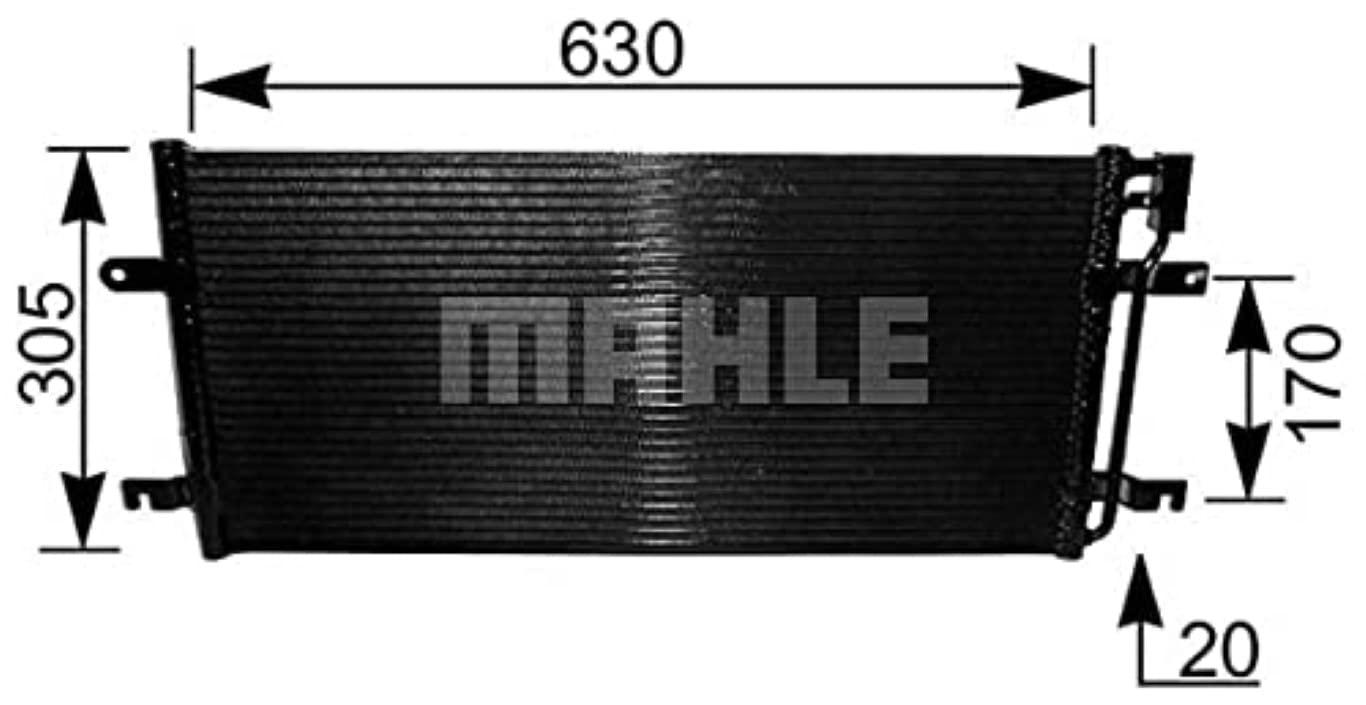 MAHLE AC 231 000S A/C-Kondensator BEHR von MAHLE