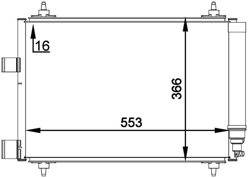 MAHLE AC 314 000P A/C-Kondensator BEHR PREMIUM LINE von MAHLE
