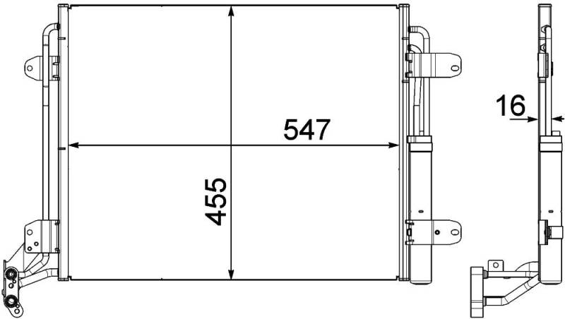 MAHLE AC 454 000P A/C-Kondensator PREMIUM LINE MAHLE AC 454 000P A/C-Kondensator PREMIUM LINE von MAHLE