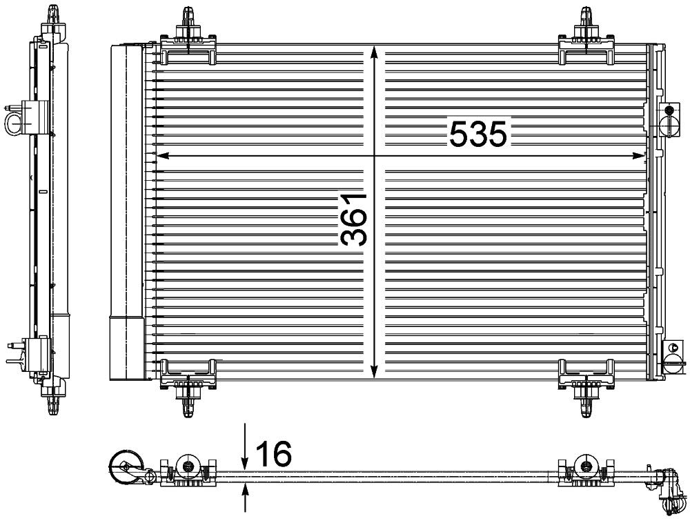 MAHLE AC 587 000P A/C-Kondensator PREMIUM LINE MAHLE AC 587 000P A/C-Kondensator PREMIUM LINE von MAHLE