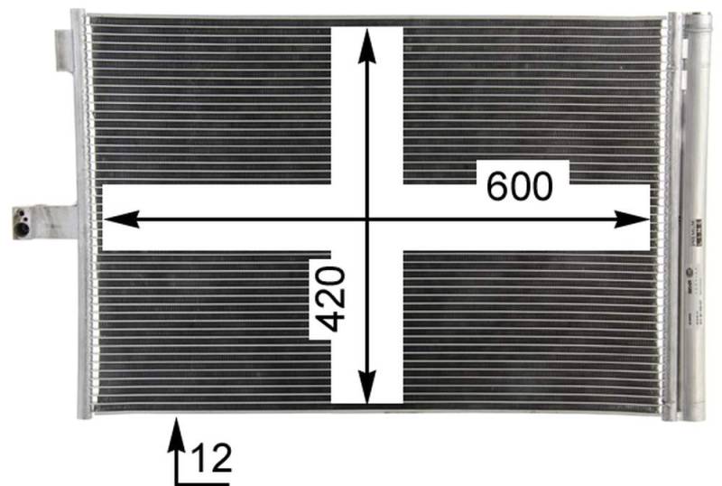 MAHLE AC 68 000P A/C-Kondensator PREMIUM LINE von MAHLE