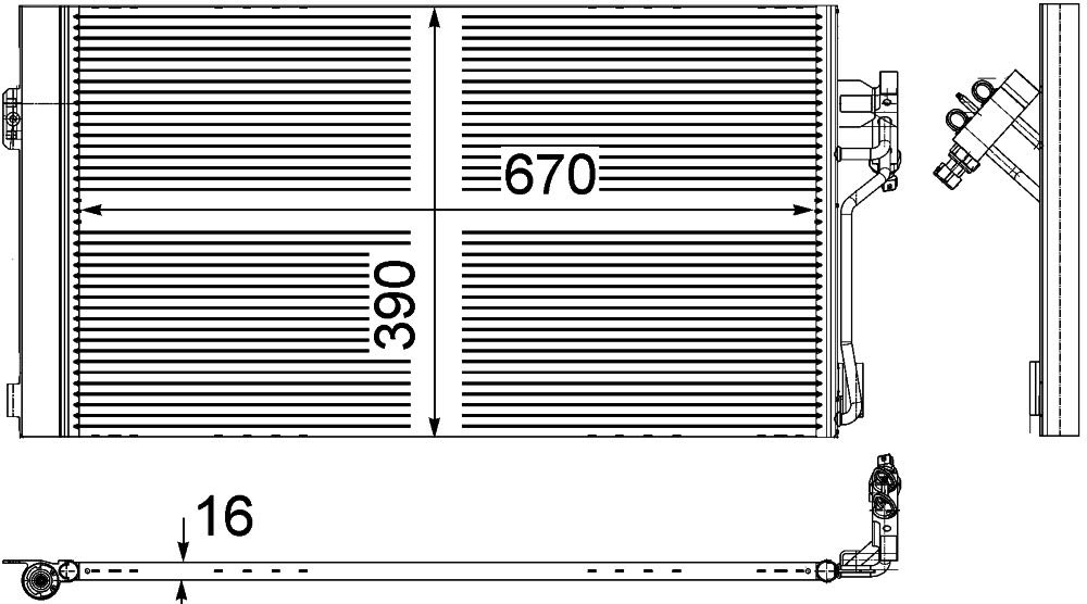 MAHLE AC 761 000P A/C-Kondensator PREMIUM LINE MAHLE AC 761 000P A/C-Kondensator PREMIUM LINE von MAHLE