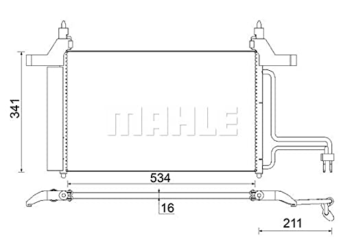 MAHLE AC 790 000S A/C-Kondensator von MAHLE