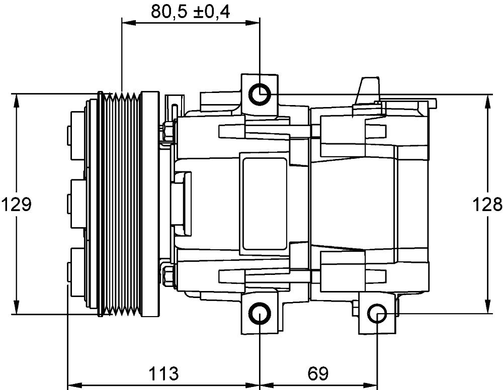 MAHLE ACP 101 000P Kompressor Klimaanlage Keilrippenriemenscheibe 129MMu.a. passend für FORD TRANSIT Bus MAHLE ACP 101 000P Kompressor Klimaanlage Keilrippenriemenscheibe 129MMu.a. passend für FORD TRANSIT Bus von MAHLE