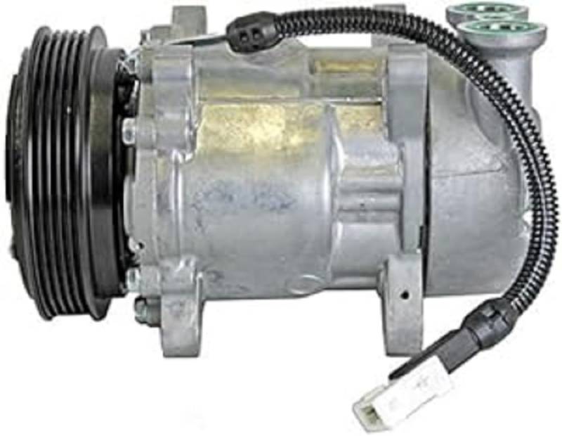 MAHLE ACP 1280 000S Kompressor Klimaanlage Keilrippenriemenscheibe 123MMu.a. passend für CITROEN SAXO von MAHLE