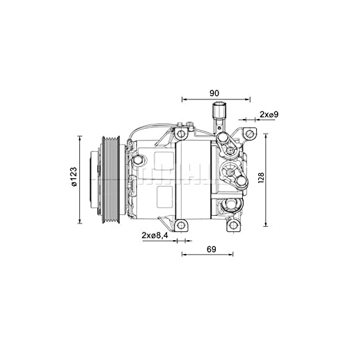 MAHLE ACP 1459 000P Kompressor Klimaanlage u.a. passend für i20 I (PB/ PBT) MAHLE ACP 1459 000P Kompressor Klimaanlage u.a. passend für i20 I (PB/ PBT) von MAHLE
