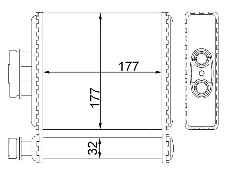 MAHLE AH 75 000S Wärmetauscher Innenraumheizung u.a. passend für SEAT IBIZA III (6L1) von MAHLE