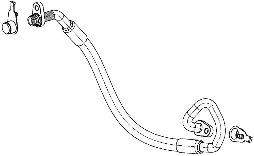 MAHLE AP 101 000P Hochdruckleitung Klimaanlage u.a. passend für PEUGEOT 407 (6D_) von MAHLE