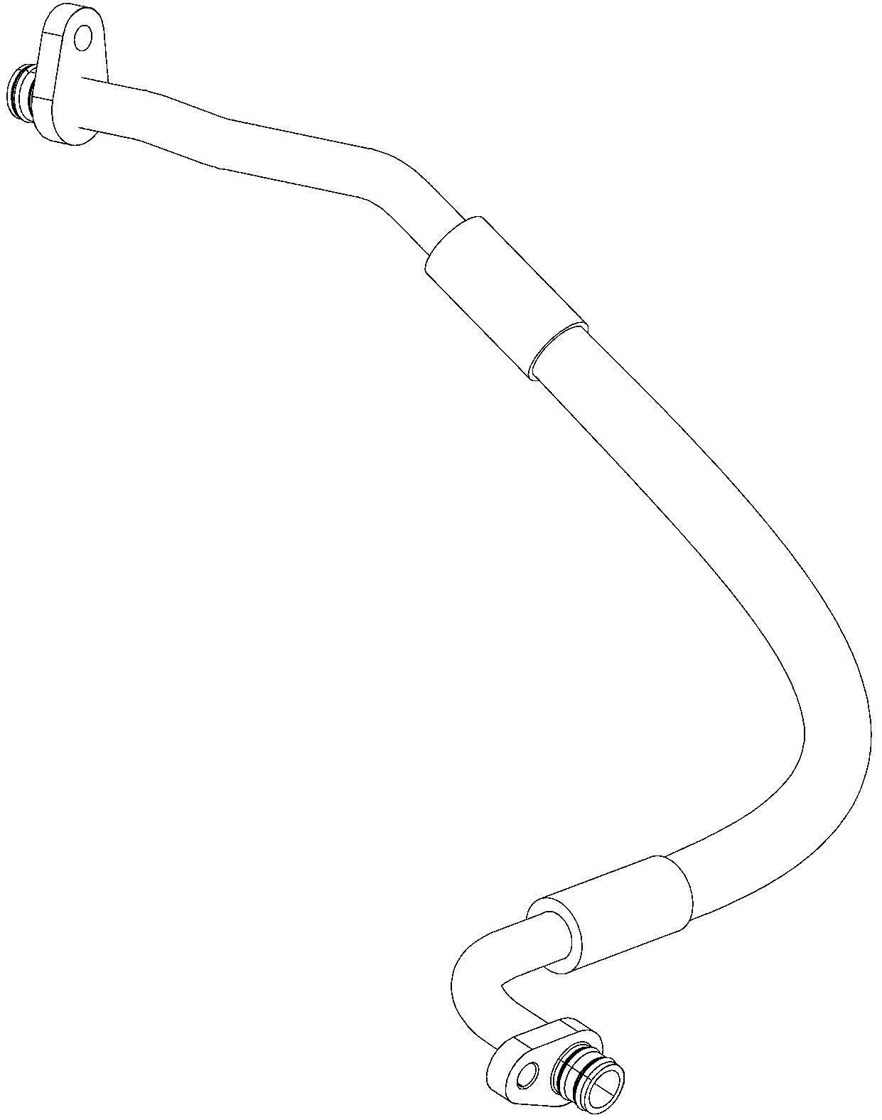 MAHLE AP 134 000P Hochdruckleitung Klimaanlage u.a. passend für PEUGEOT 508 SW I (8E_) von MAHLE