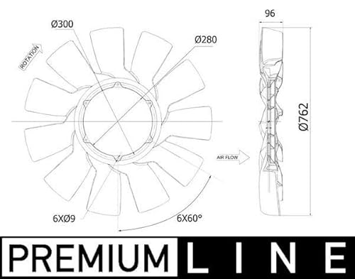 MAHLE CFW 86 000P Lüfterrad PREMIUM LINE MAHLE CFW 86 000P Lüfterrad PREMIUM LINE von MAHLE