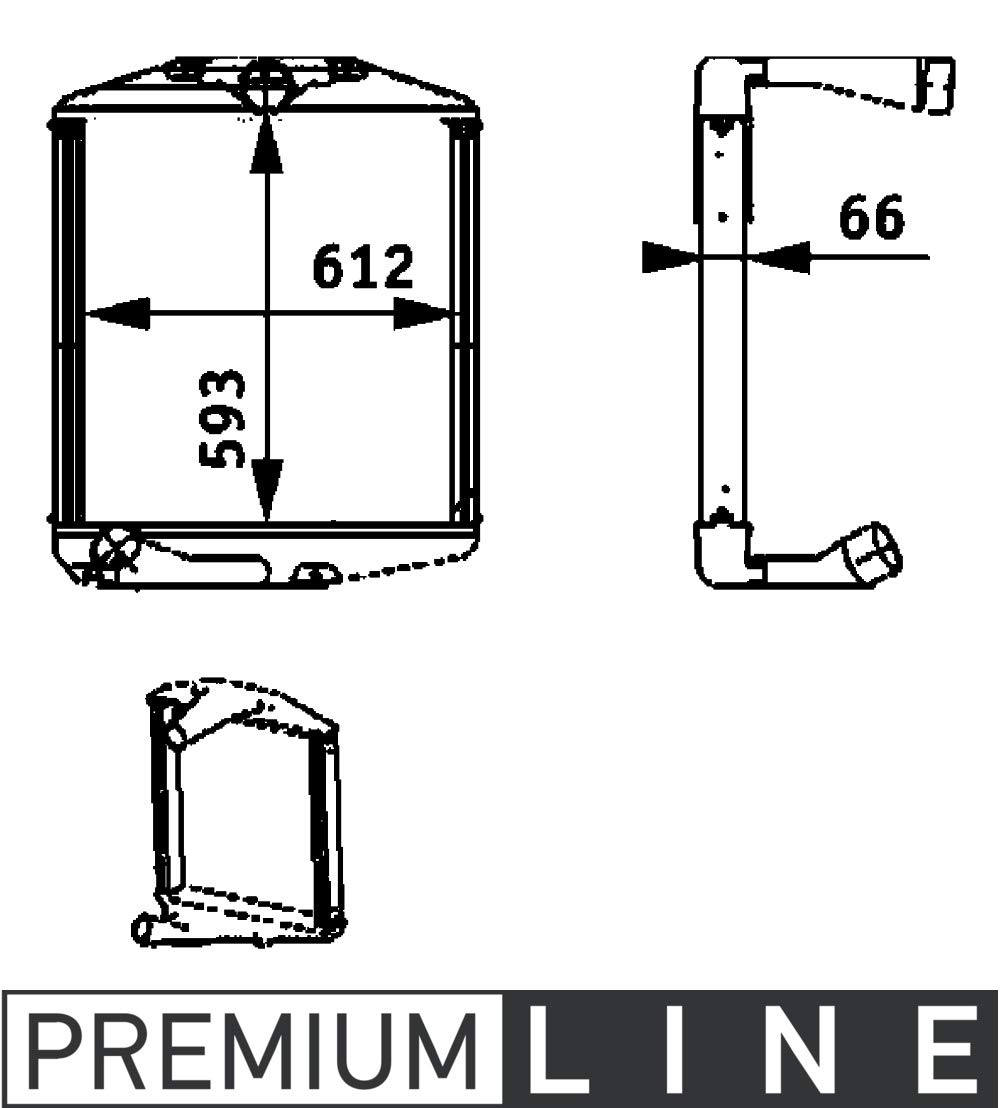 MAHLE CI 126 000P Ladeluftkühler BEHR PREMIUM LINE von MAHLE