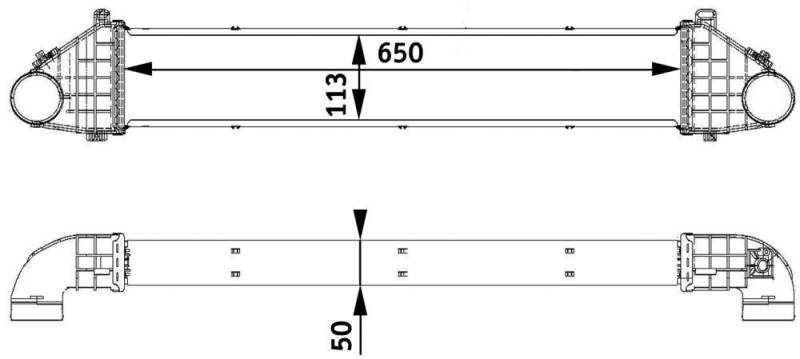 MAHLE CI 139 000P Ladeluftkühler PREMIUM LINE von MAHLE