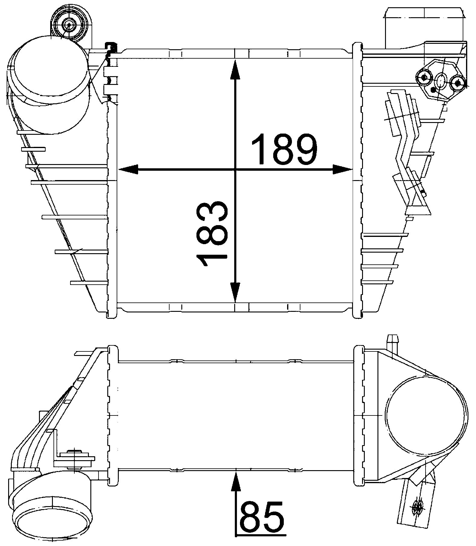 MAHLE CI 22 000S Ladeluftkühler u.a. passend für VW BORA I (1J2) MAHLE CI 22 000S Ladeluftkühler u.a. passend für VW BORA I (1J2) von MAHLE