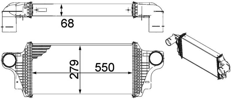 MAHLE CI 239 000P Ladeluftkühler PREMIUM LINE von MAHLE