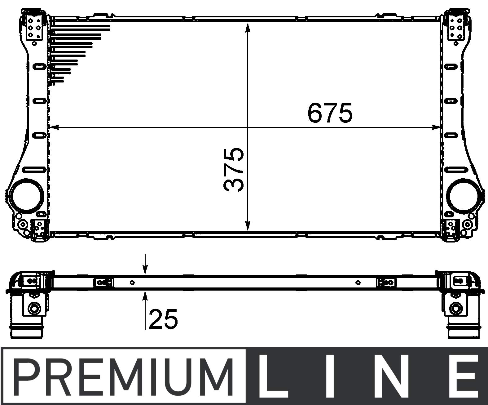 MAHLE CI 462 000P Ladeluftkühler BEHR PREMIUM LINE von MAHLE