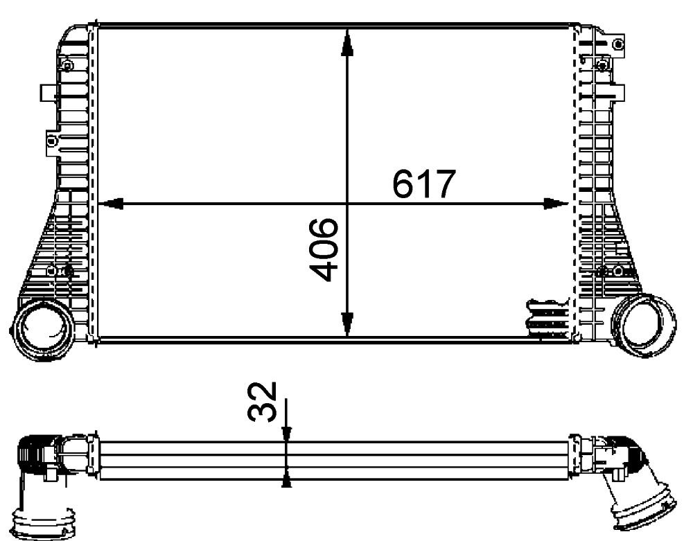 MAHLE CI 83 000P Ladeluftkühler PREMIUM LINE MAHLE CI 83 000P Ladeluftkühler PREMIUM LINE von MAHLE
