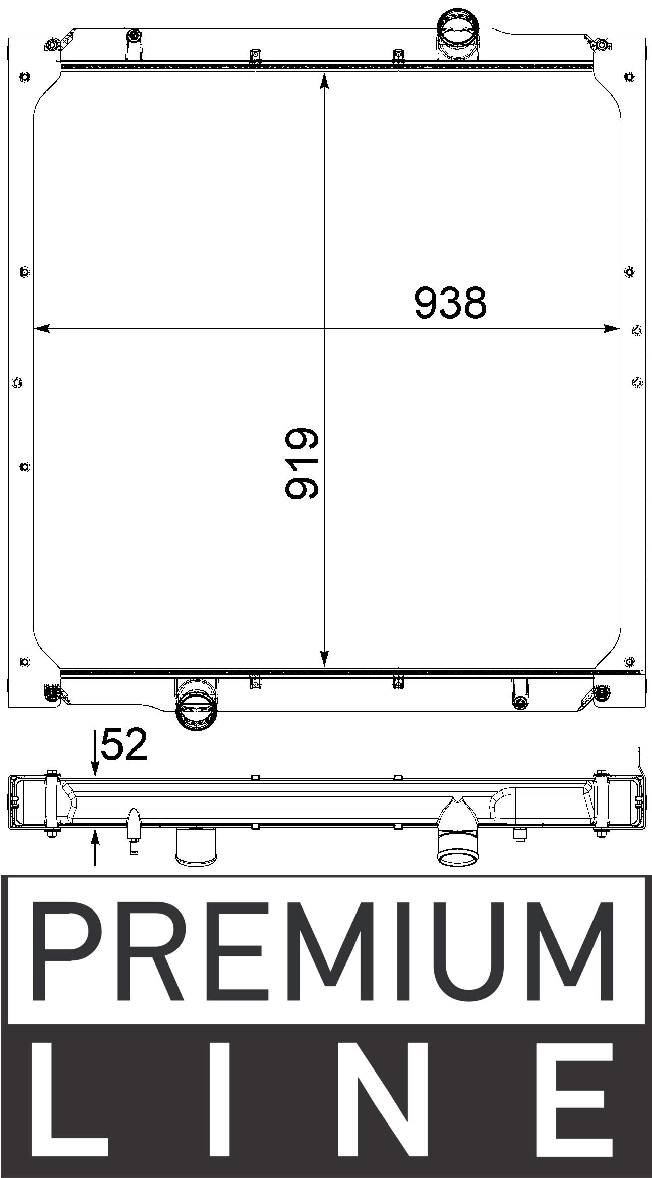 MAHLE CR 1041 000P Kühlmittelkühler BEHR PREMIUM LINE von MAHLE