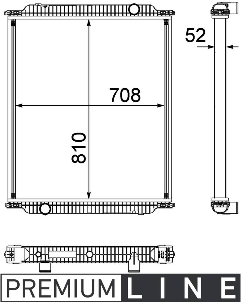 MAHLE CR 1153 000P Kühlmittelkühler PREMIUM LINE von MAHLE