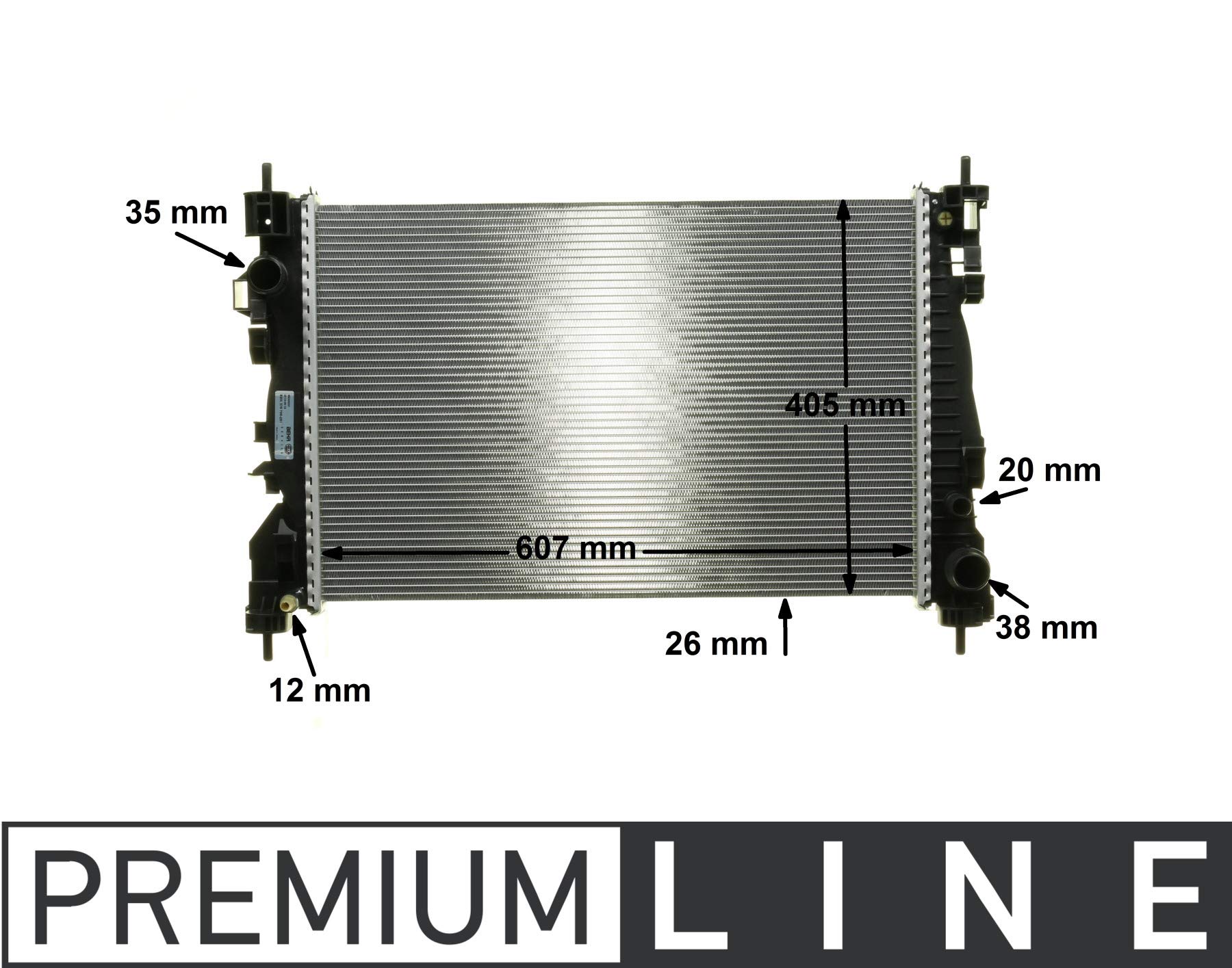 MAHLE CR 1180 000P Kühlmittelkühler PREMIUM LINE MAHLE CR 1180 000P Kühlmittelkühler PREMIUM LINE von MAHLE