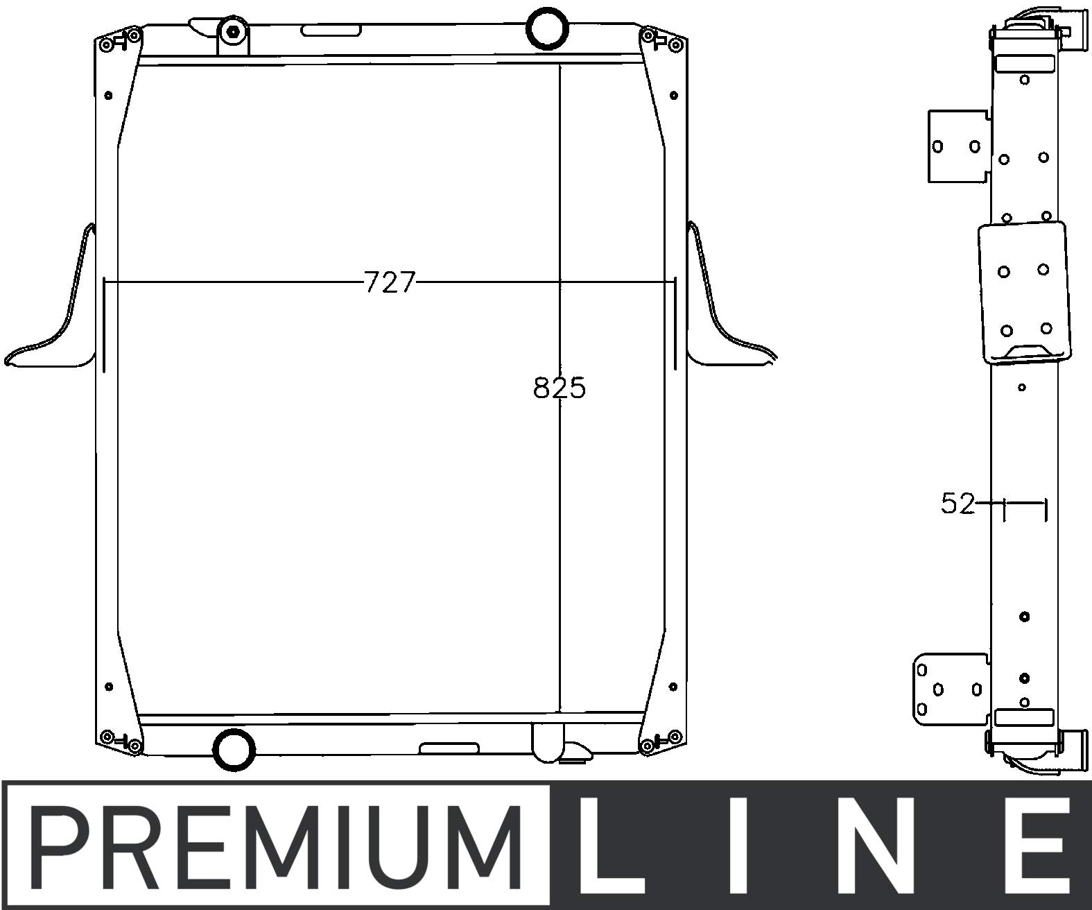 MAHLE CR 1221 000P Kühlmittelkühler BEHR PREMIUM LINE MAHLE CR 1221 000P Kühlmittelkühler BEHR PREMIUM LINE von MAHLE