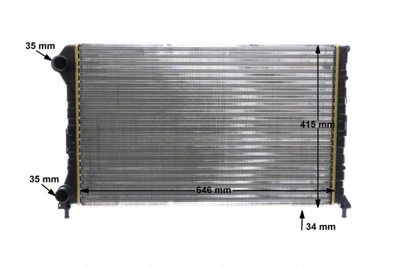 MAHLE CR 1447 000S Kühlmittelkühler von MAHLE