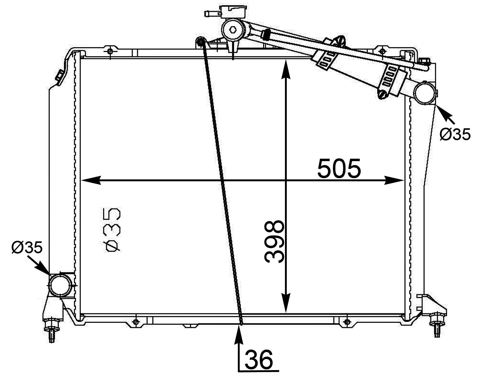 MAHLE CR 1572 000S Kühler Motorkühlung u.a. passend für TOYOTA HIACE IV Kasten (_H1_) MAHLE CR 1572 000S Kühler Motorkühlung u.a. passend für TOYOTA HIACE IV Kasten (_H1_) von MAHLE
