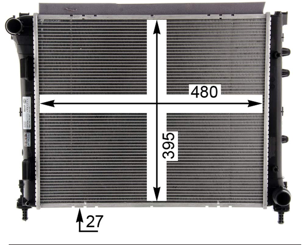 MAHLE CR 1586 000P Kühlmittelkühler BEHR PREMIUM LINE von MAHLE