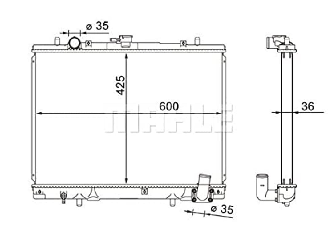 MAHLE CR 1608 000S Kühlmittelkühler u.a. passend für MITSUBI L200 09/96-07/01 MAHLE CR 1608 000S Kühlmittelkühler u.a. passend für MITSUBI L200 09/96-07/01 von MAHLE