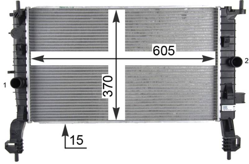 MAHLE CR 2119 000P Kühlmittelkühler PREMIUM LINE von MAHLE