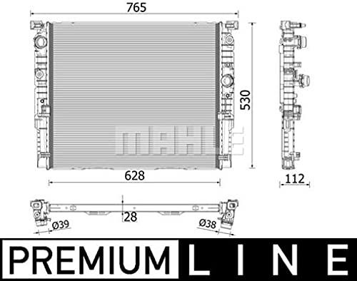 MAHLE CR 2216 000P Kühlmittelkühler PREMIUM LINE von MAHLE