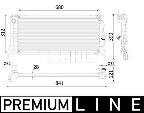 MAHLE CR 2309 000P Kühlmittelkühler BEHR PREMIUM LINE von MAHLE
