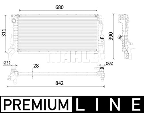 MAHLE CR 2311 000P Kühlmittelkühler PREMIUM LINE von MAHLE