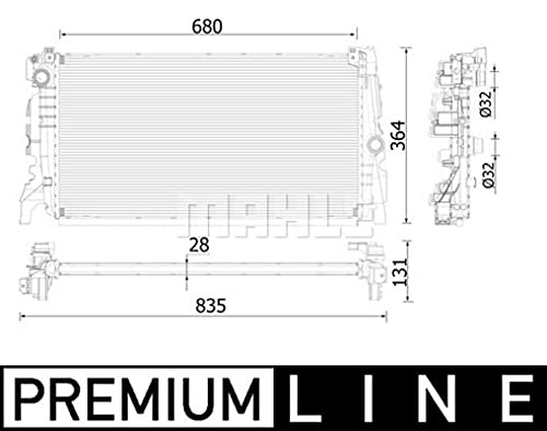 MAHLE CR 2323 000P Kühlmittelkühler PREMIUM LINE von MAHLE