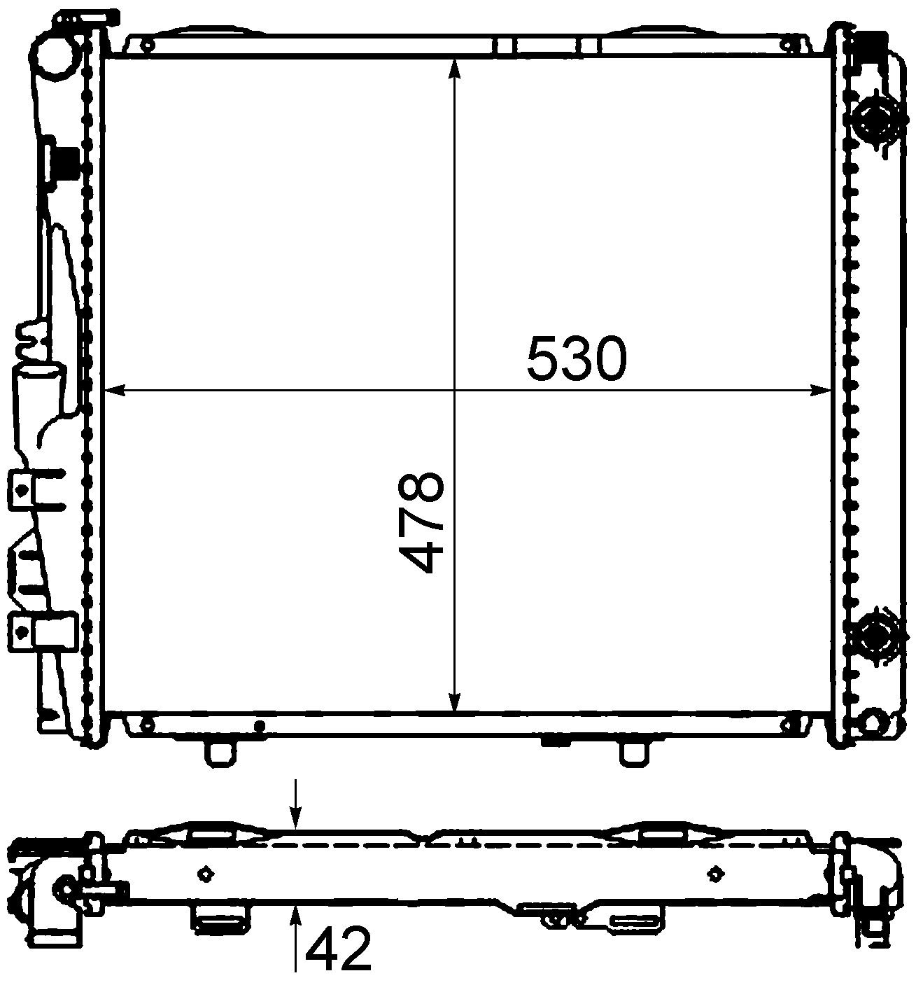 MAHLE CR 290 000S Kühlmittelkühler von MAHLE