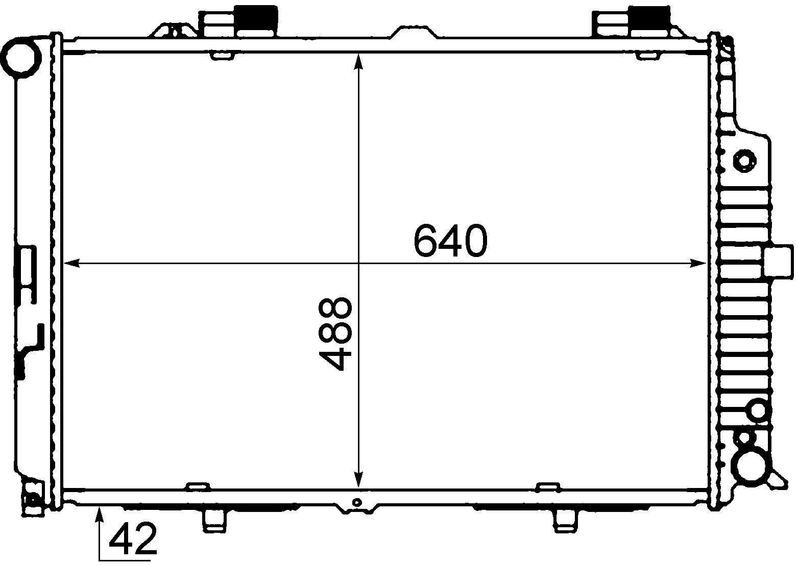 MAHLE CR 318 000S Kühlmittelkühler MAHLE CR 318 000S Kühlmittelkühler von MAHLE