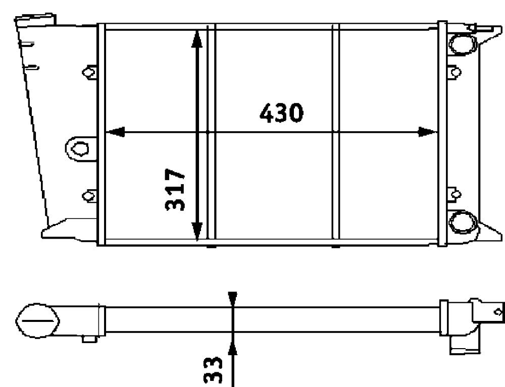 MAHLE CR 420 000P Kühler Motorkühlung u.a. passend für VW JETTA I (16) MAHLE CR 420 000P Kühler Motorkühlung u.a. passend für VW JETTA I (16) von MAHLE