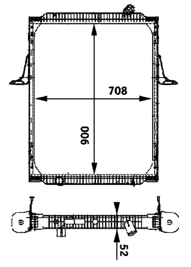 MAHLE CR 717 000P Kühlmittelkühler PREMIUM LINE von MAHLE