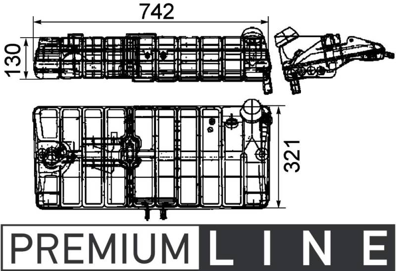 MAHLE CRT 48 000P Ausgleichsbehälter PREMIUM LINE von MAHLE