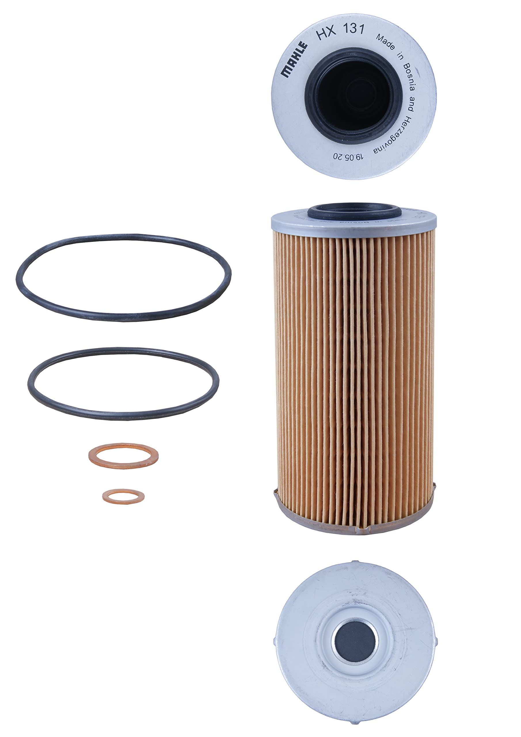 MAHLE HX 131D Hydraulikfilter Automatikgetriebe 86MMu.a. passend für KÄSSBOHRER MAN MERCEDES VOLVO von MAHLE