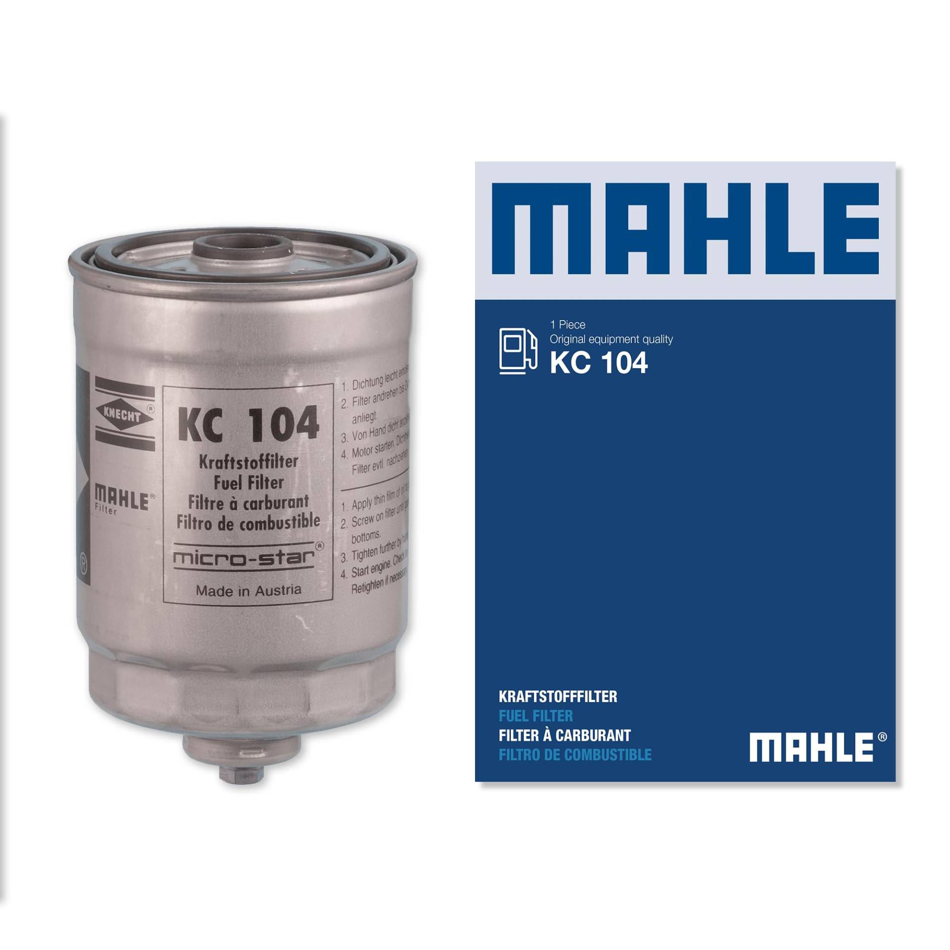 MAHLE KC 104 Kraftstofffilter Anschraubfilter 80MMu.a. passend für VOLVO S60 I (384) MAHLE KC 104 Kraftstofffilter Anschraubfilter 80MMu.a. passend für VOLVO S60 I (384) von MAHLE