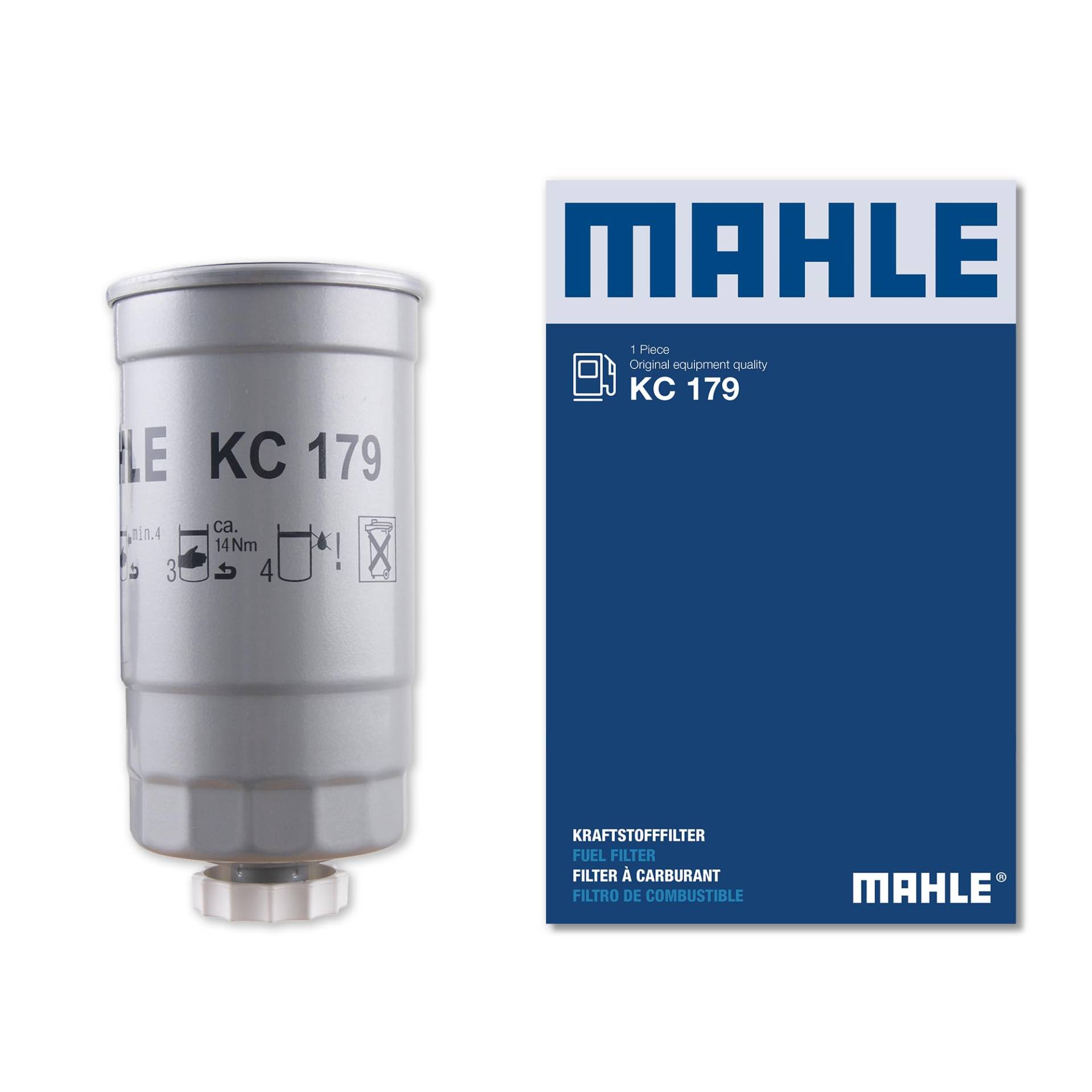 MAHLE KC 179 Kraftstofffilter Anschraubfilter 80MMu.a. passend für FIAT MULTIPLA (186_) von MAHLE
