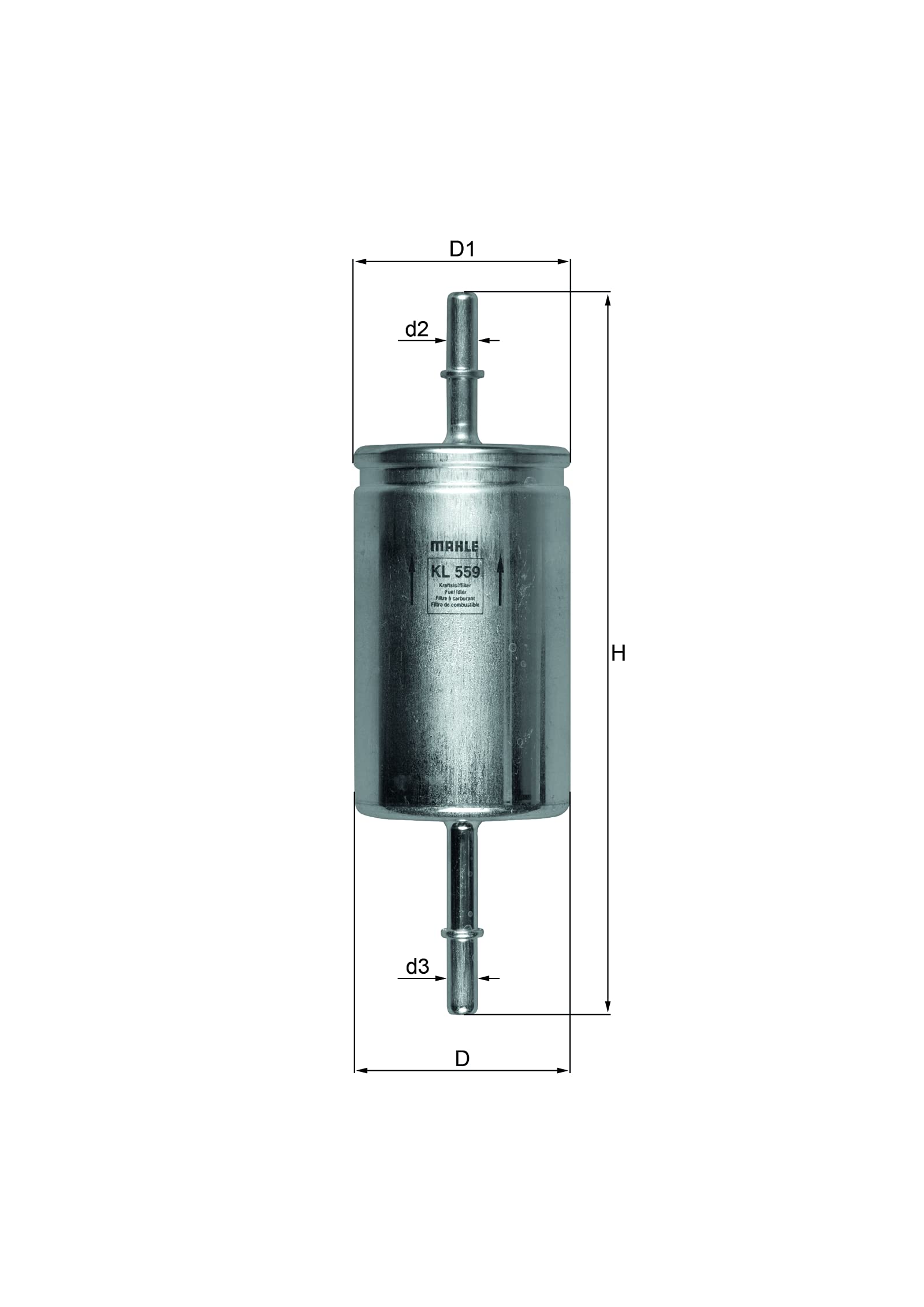 MAHLE KL 559 Kraftstofffilter MAHLE KL 559 Kraftstofffilter von MAHLE