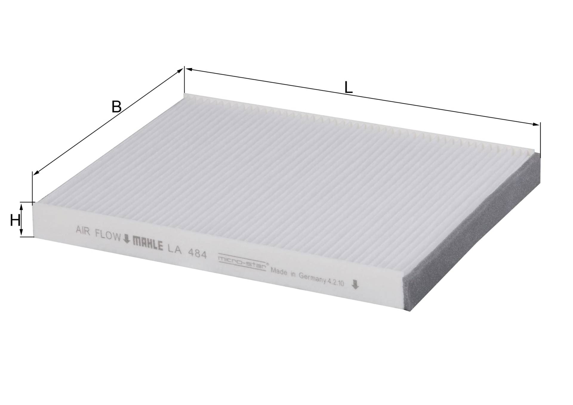 MAHLE LA 484 Innenraumfilter Partikelfilter u.a. passend für ACCENT II (LC) MAHLE LA 484 Innenraumfilter Partikelfilter u.a. passend für ACCENT II (LC) von MAHLE