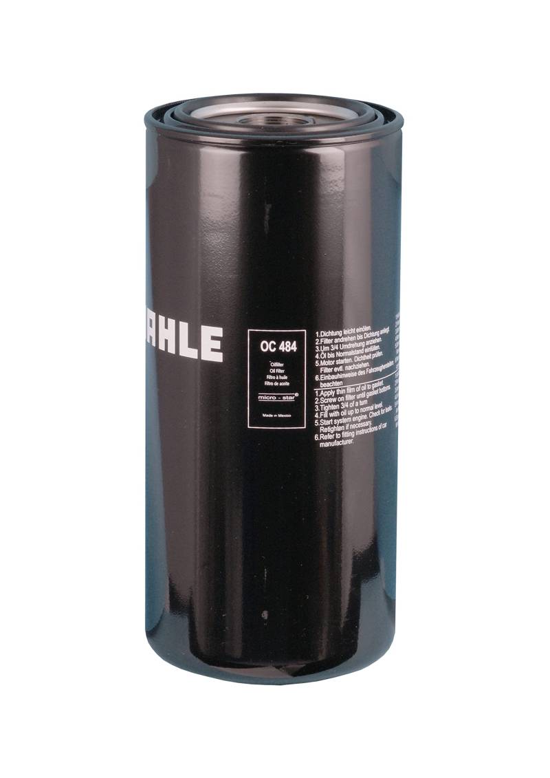 MAHLE OC 484 Ölfilter Anschraubfilter u.a. passend für FODEN-TRUCKS von MAHLE