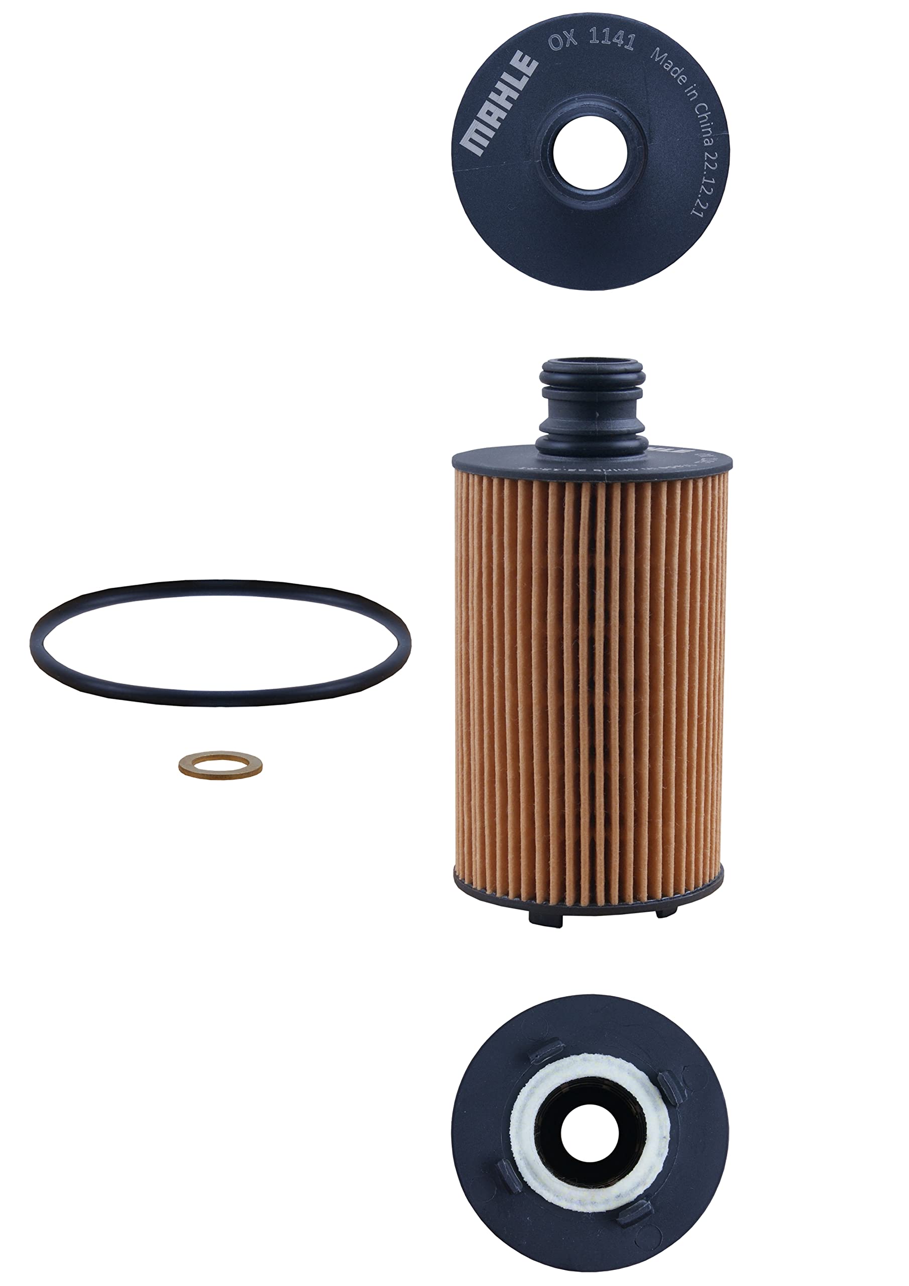 MAHLE OX 1141D Ölfilter Filtereinsatz 62,5MMu.a. passend für SSANGYONG KORANDO (CK) von MAHLE