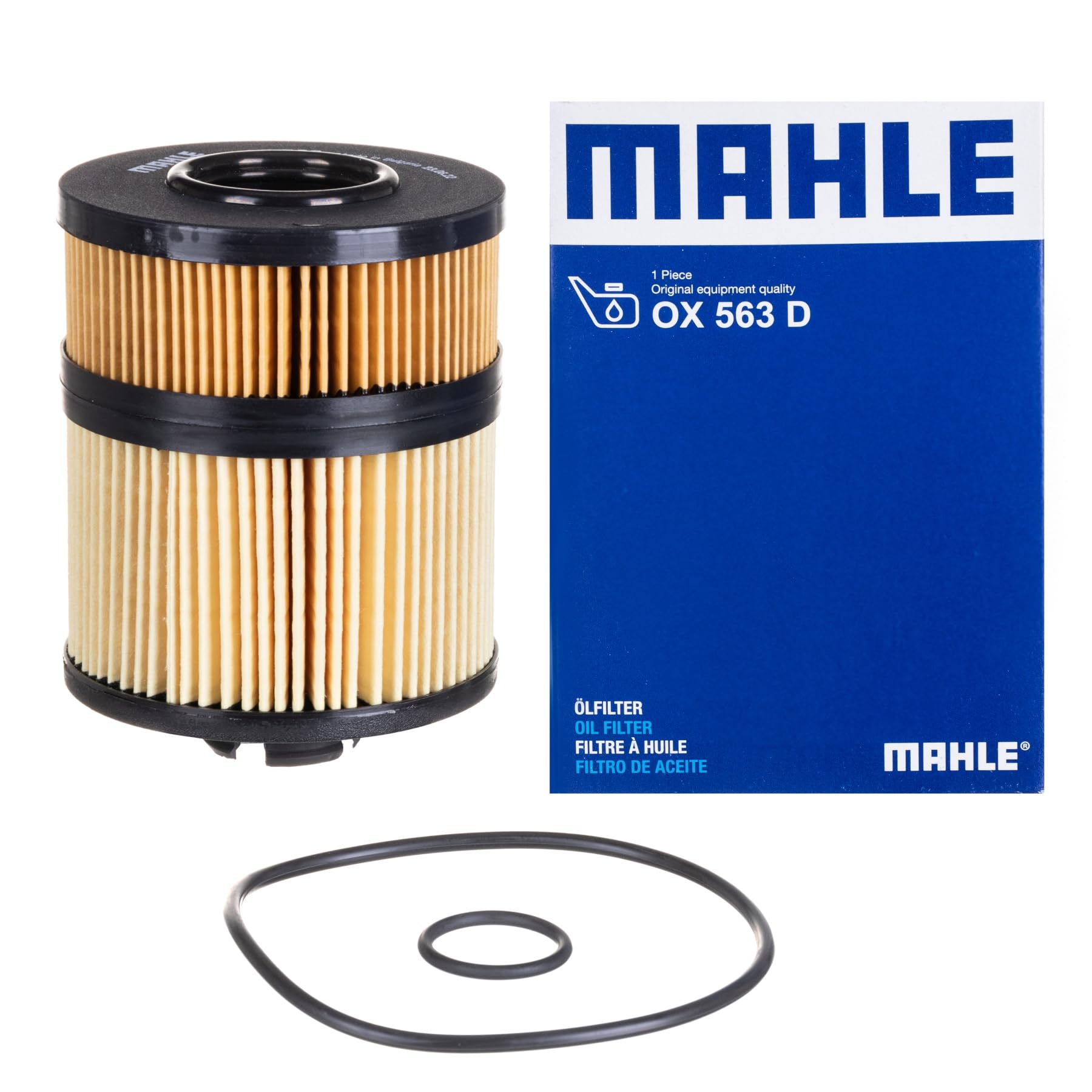 MAHLE OX 563D Ölfilter Filtereinsatz 91MMu.a. passend für RENAULT ESPACE IV (JK0/1_) von MAHLE