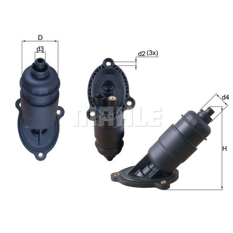 Mahle Hydraulikfilter Audi A4 A5 A6 A7 von MAHLE