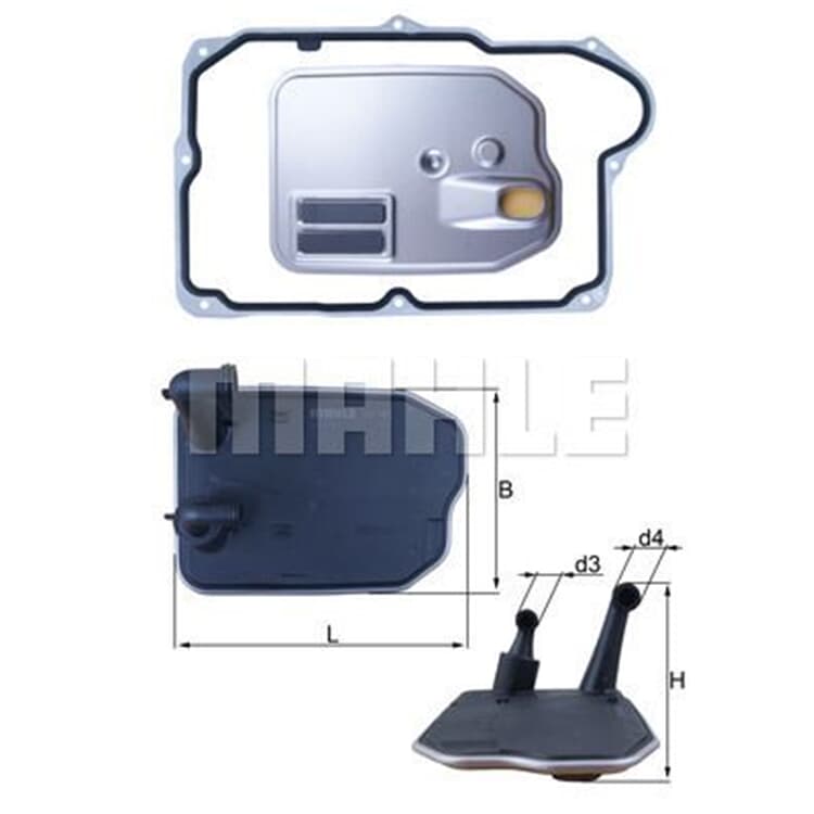 Mahle Hydraulikfilter Mercedes A-Klasse B-Klasse Cla Gla-Klasse von MAHLE