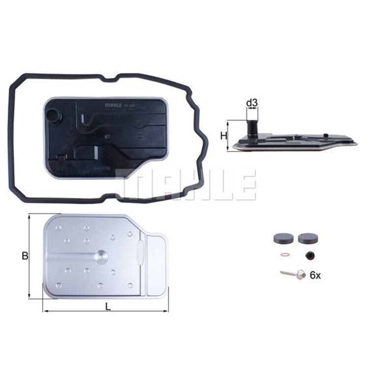 Mahle Hydraulikfilter Mercedes Ssangyong von MAHLE