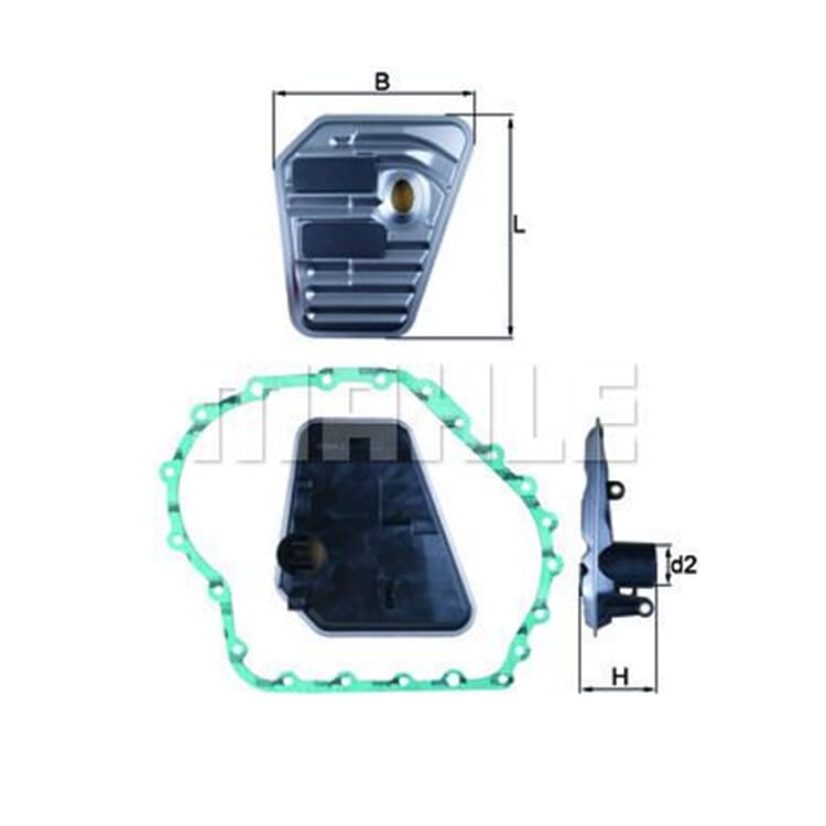 Mahle Hydraulikfilter f?r Automatik Audi A4 A6 Seat Exeo Mahle Hydraulikfilter f?r Automatik Audi A4 A6 Seat Exeo von MAHLE